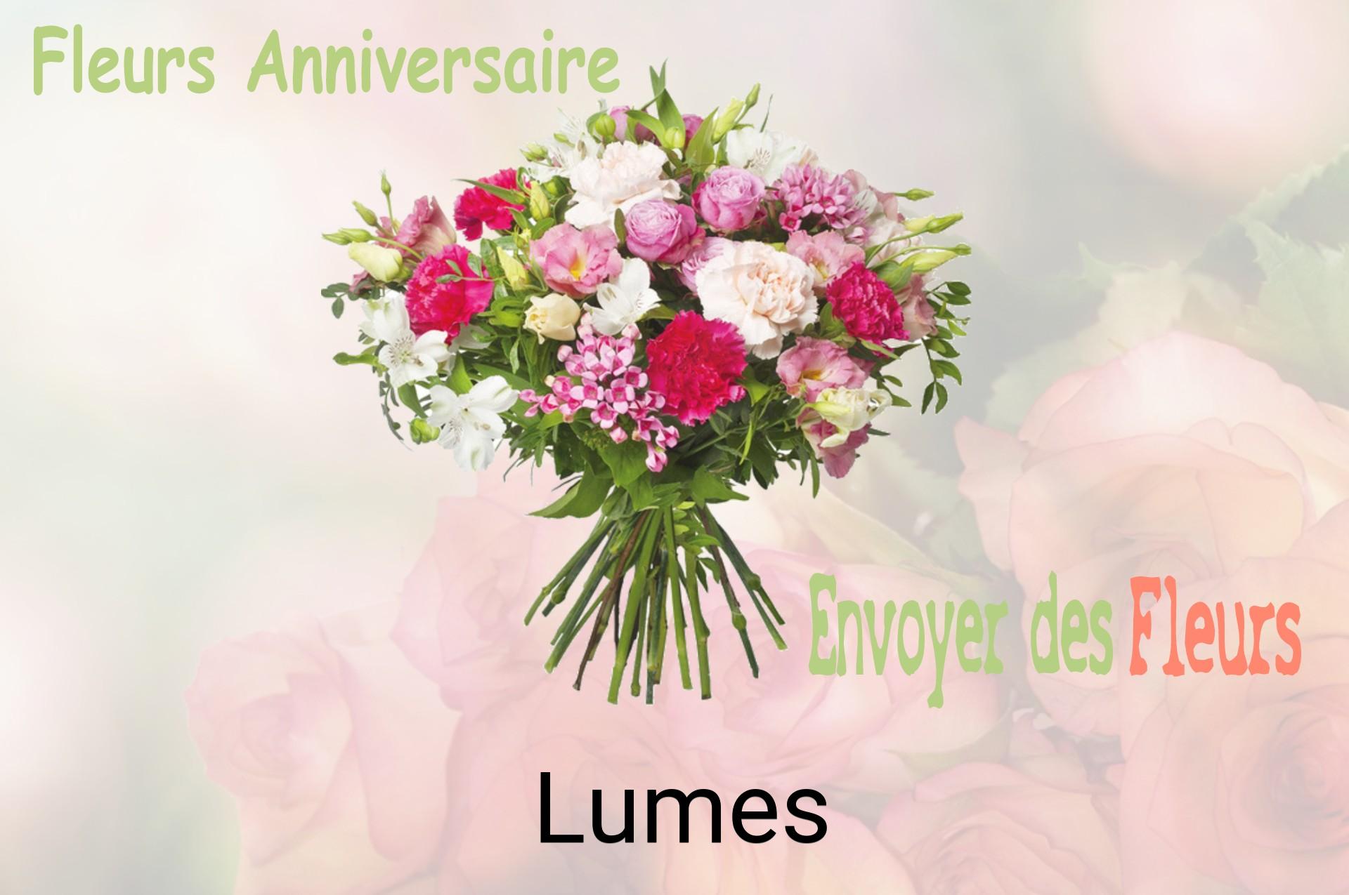 Bouquet de fleurs d’anniversaire livré à Lumes